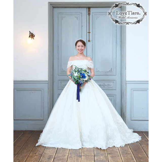 オリヴィアジルコニアティアラ 通信販売ブライダルウェディング通販 髪飾り