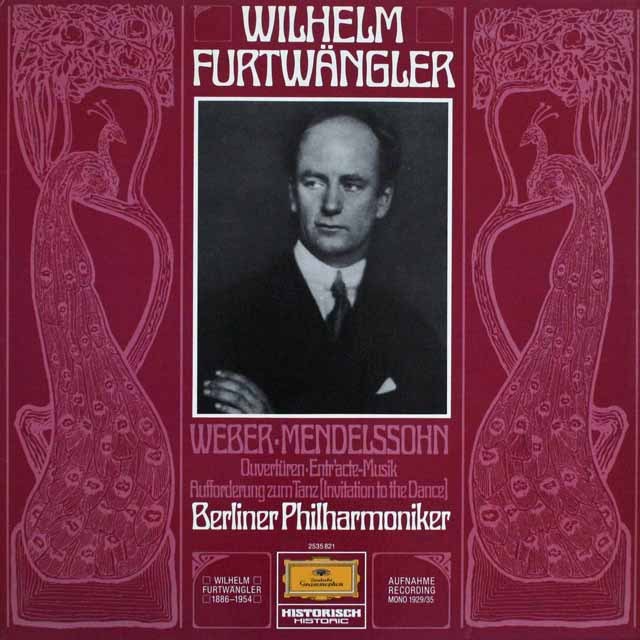 LP レコード フルトヴェングラーのメンデルスゾーン&ウェーバー/管弦楽