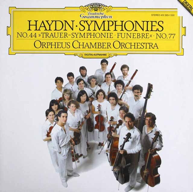 LP レコード オルフェウス室内管弦楽団のハイドン/交響曲第44、77番 独