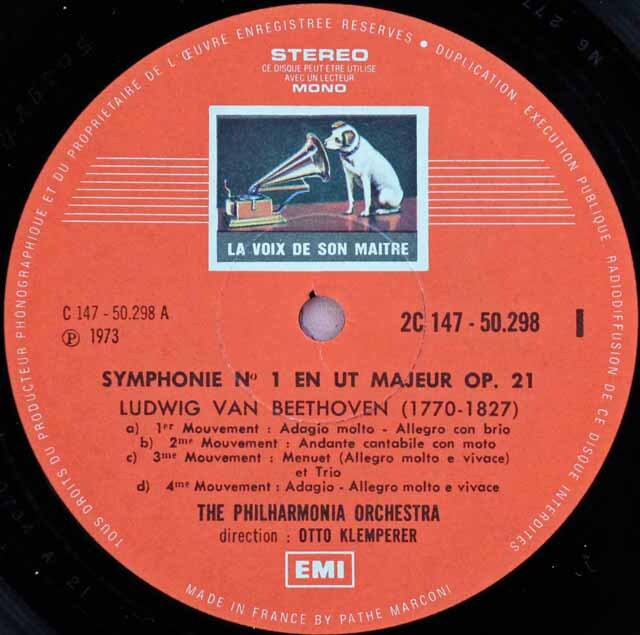 LP レコード クレンペラーのベートーヴェン/交響曲全集、ピアノ協奏曲