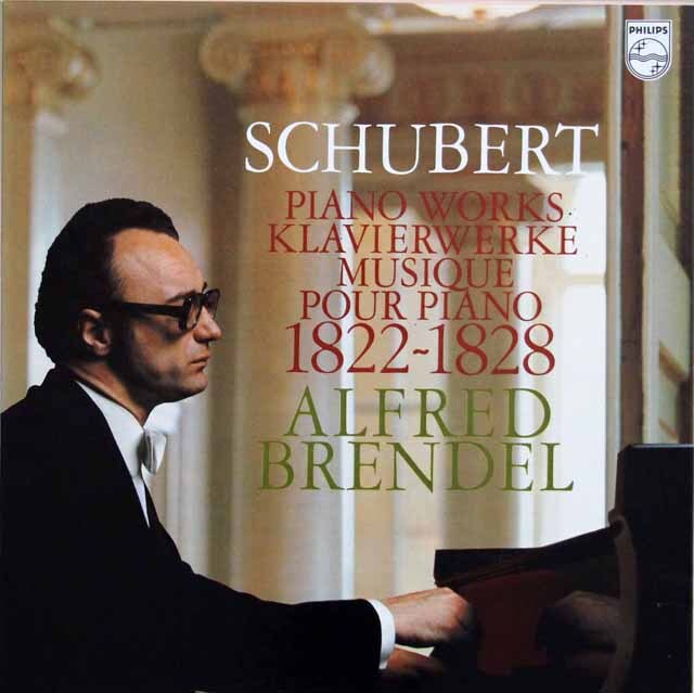 LP レコード ブレンデルのシューベルト/ピアノ作品集 1822-1828 蘭