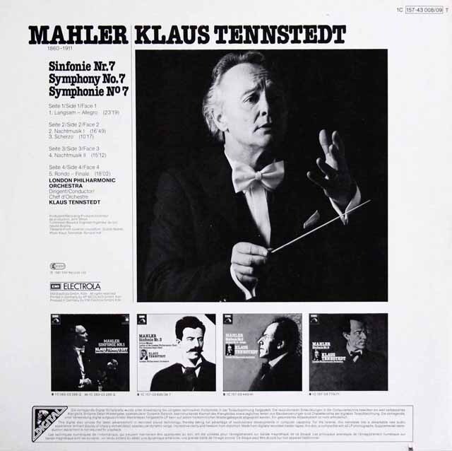 テンシュテット指揮 マーラー交響曲第1番・第2番2CD Amazon.co.jp