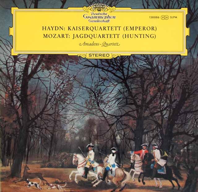 LP レコード アマデウス四重奏団のハイドン/「皇帝」、モーツァルト
