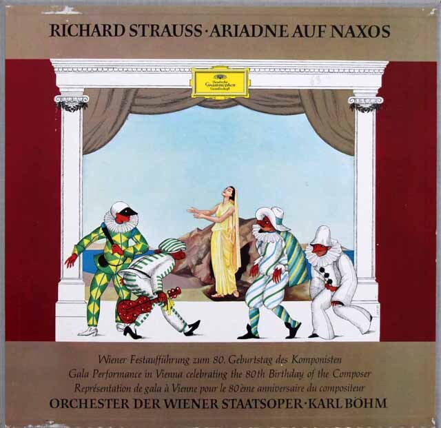 LP レコード ベームのR.シュトラウス/「ナクソス島のアリアドネ」 作曲
