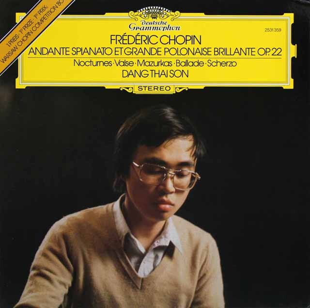 LP レコード ダン・タイ・ソン/ショパン・リサイタル 独DGG 3626