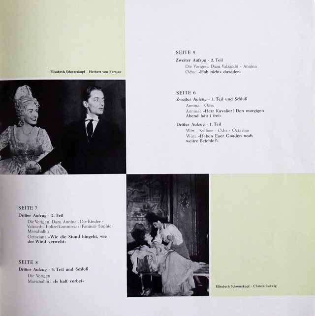 LP レコード オリジナル盤 カラヤンのR.シュトラウス/「ばらの騎士