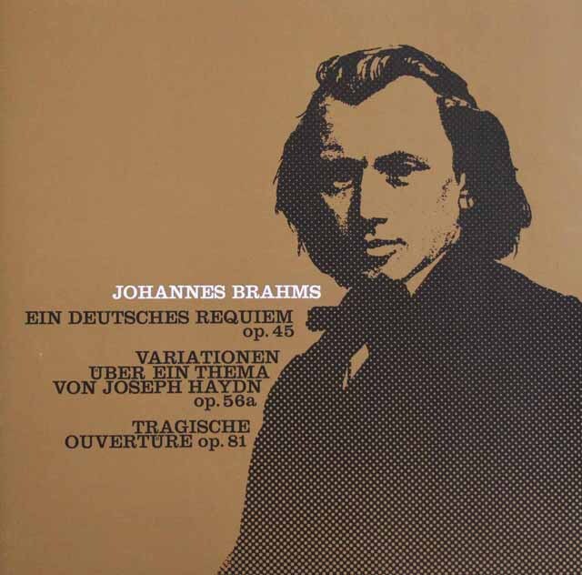 LP レコード カラヤンのブラームス/ドイツ・レクイエム 独EMI 3633