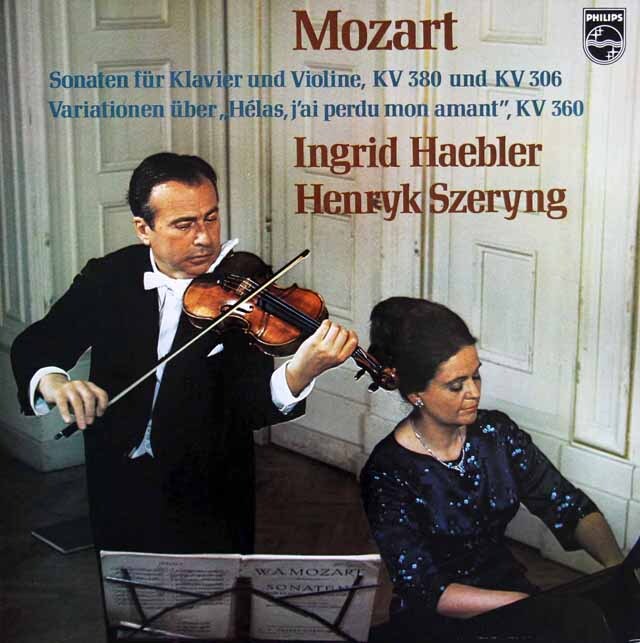 LP レコード ヘブラー&シェリングのモーツァルト/ヴァイオリンソナタ第