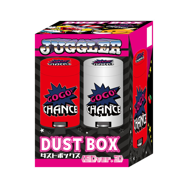 ジャグラー ゴミ箱 ペダル式 ダストボックス GOGO！CHANCE柄 SDVer.3