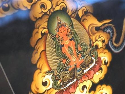 ◇現地より直送！職人による肉筆◇貴重な本物・曼荼羅（マンダラ