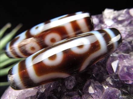 ◇A至純天珠◇七眼天珠(しちがんてんじゅ)◇サイズ：約37mm◇