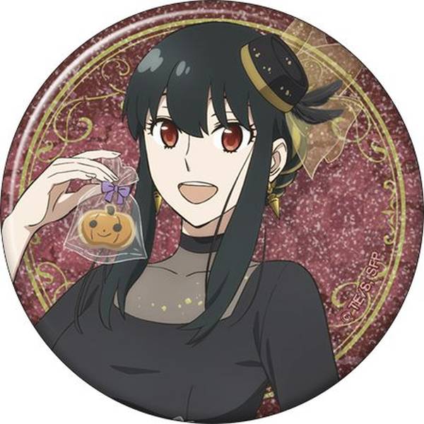 SPY×FAMILY グリッター缶バッジ／ヨル・フォージャー | 4550621384622