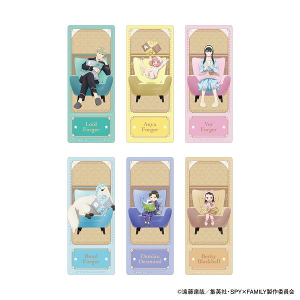SPY×FAMILY クリアしおりコレクション 6個入BOX | 4550621441158