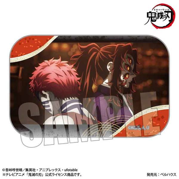 アニメ「鬼滅の刃」刀鍛冶の里編 メモリーズスクエア缶バッジ 鬼ver