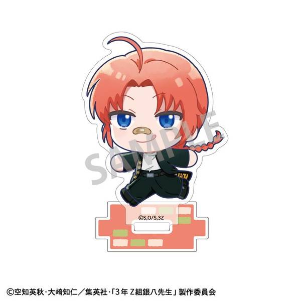 3年Z組銀八先生 ミニアクリルスタンド 桂小太郎／登校風景描き起こし