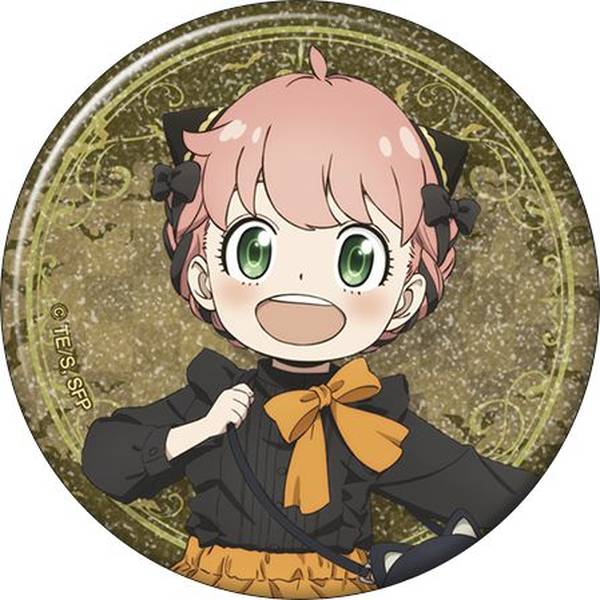 スパイファミリー つくば 限定 ヨル グリッター缶バッジ グッズ-バッチ