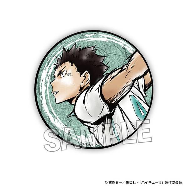 ハイキュー!! 激闘!! ギラギラ缶バッジ 及川 徹 | 4582666849057