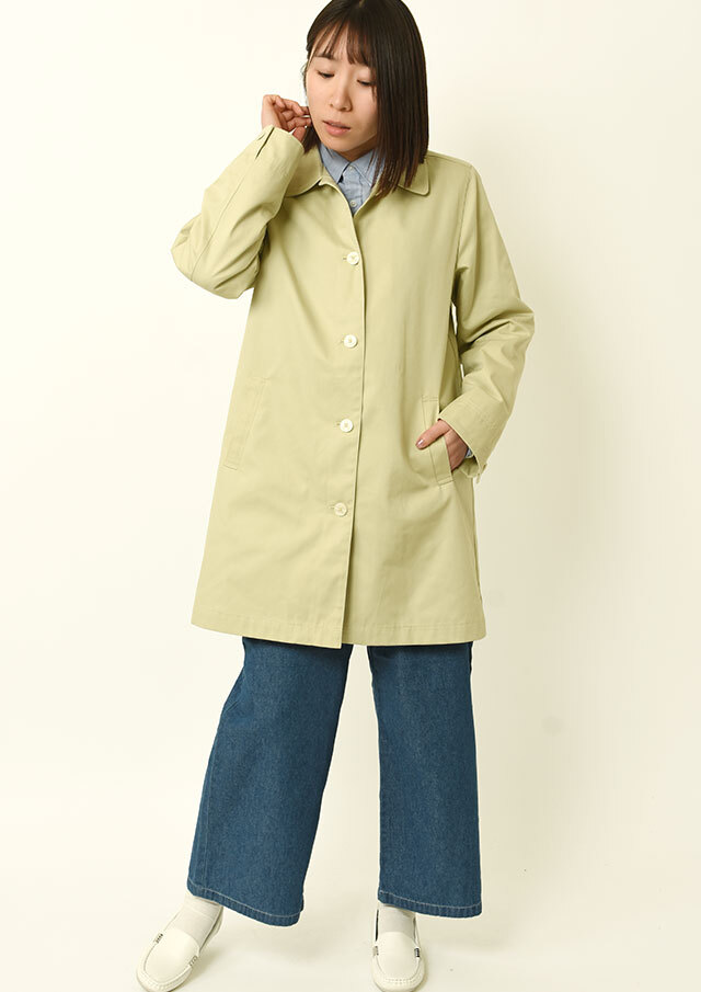 2025春夏】【ポートランド】TCツイルステンカラーコート【PL115301