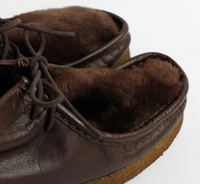 HTS UPPER SHEEPSKIN HIGH-CUT WALLABEE アッパーシープスキン