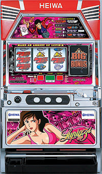 パチスロ実機 平和 主役は銭形 不二子パネル 【4号機】