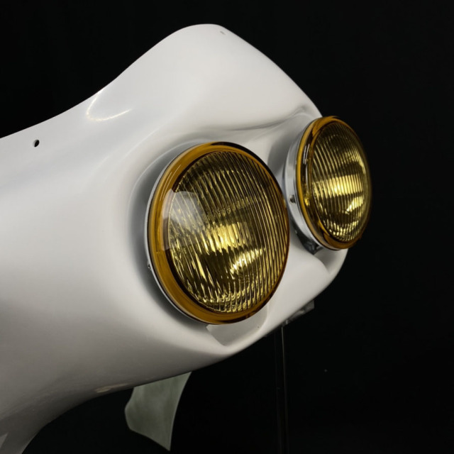 デュアルカウル ライト イエロー メッキ 2個