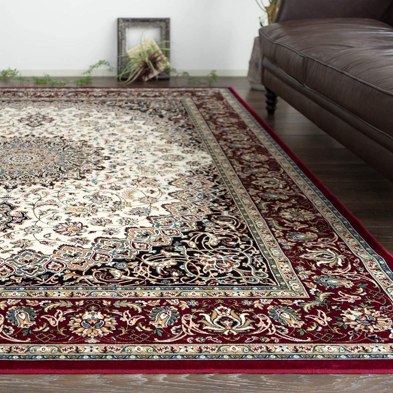 ペルシャ絨毯 320x190 手織り 美術品 草木染 ハマダン産クリーニング