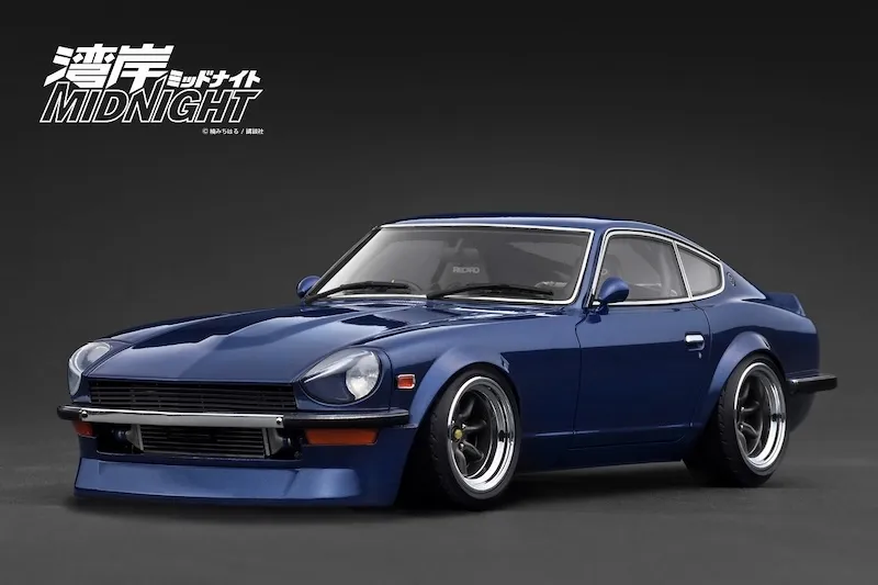 イグニッションモデル 1/18 ニッサン フェアレディZ (S30) ブルー 湾岸