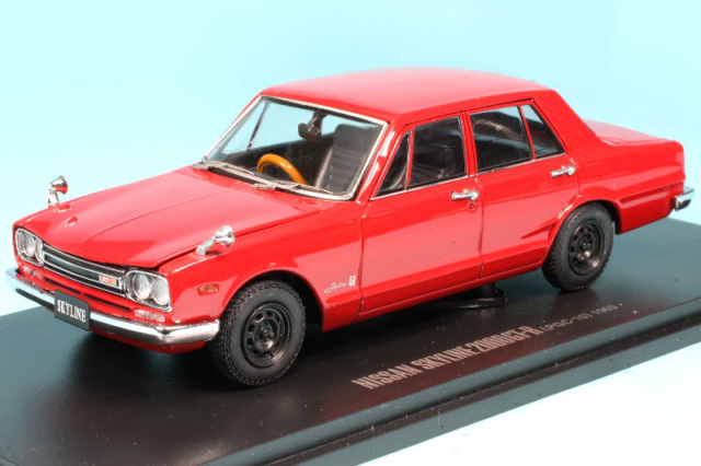 京商 1/43 ニッサン スカイライン 2000 GT-R 1969 前期型 ワイド