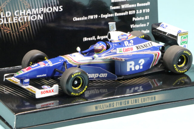 ミニチャンプス 1/43 ウィリアムズ FW19 ルノー 1997 ワールド