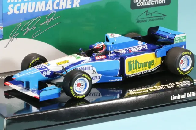 ミニチャンプス 1/18 ベネトン ルノー B195 ミハエル シューマッハ
