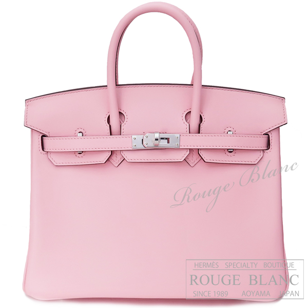 エルメス バーキン25 ローズサクラ スイフト シルバー金具 【新品