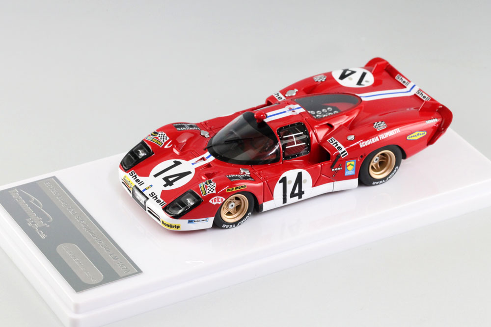 Tecno Model TM43-01G 1/43 Ferrari 512S 24h Le Mans 1970 #14