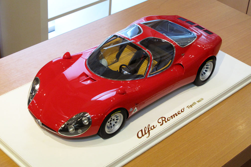DMH 1/8 Alfa Romeo Tipo 33 Stradale Red Limited 33pcs ミニカー専門