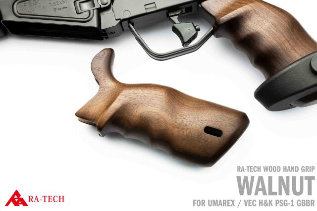 RA-TECH ウォールナット ウッドグリップ UMAREX（VFC） PSG-1 GBB用