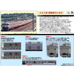TOMIX 98520/98521 453系「ときわ」4両基本/3両増結 各セット railways