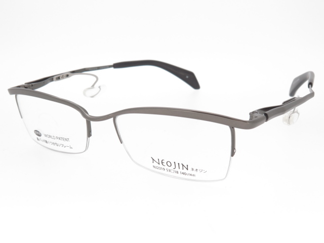 鼻パットのないメガネ NEOJIN ネオジン メンズ チタンフレーム NJ2319 20