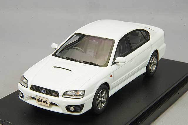 ハイストーリー 1/43 スバル レガシィ B4 RSK (2001) ピュアホワイト