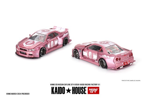 KAIDO HOUSE x TSM ミニGT 1/64 日産 スカイライン GT-R R34 KAIDO