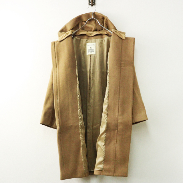 美品 フレームワーク FRAMeWORK ハミルトンウール フード付き ロング