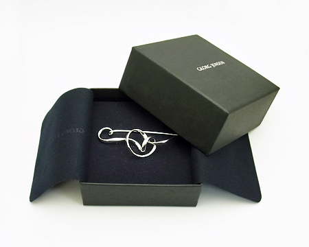 ジョージ ジェンセン] ブローチ フォーゲット・ミー・ノット