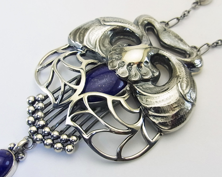 ジョージ ジェンセン] ペンダント ＃1 （ラピスラズリ