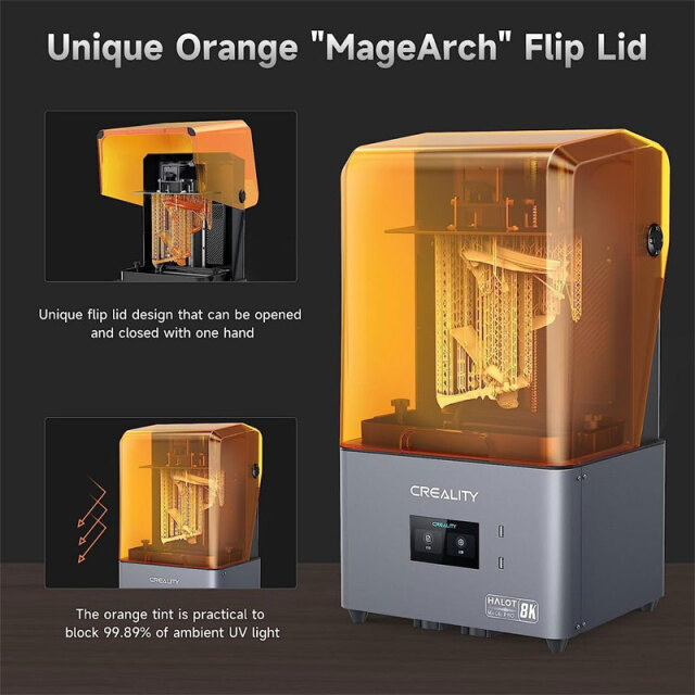 Creality 3D Halot-Mage pro 3dプリンター 光造形 170mm/H高速印刷 10