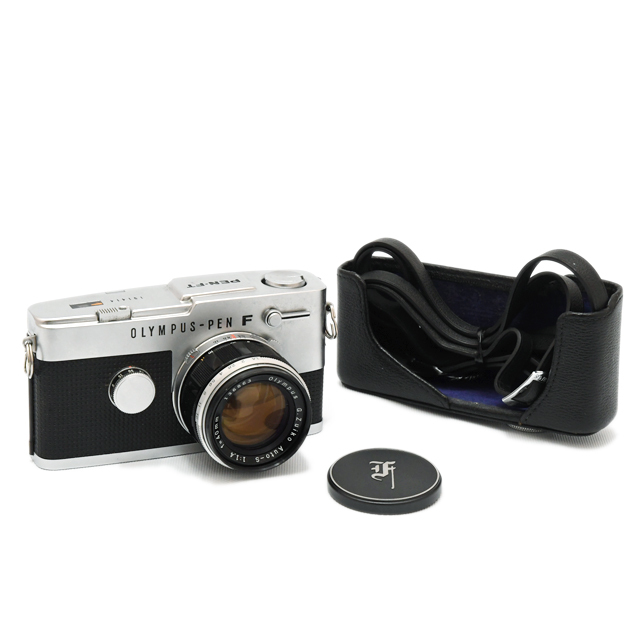中古】オリンパス コンパクトフィルムカメラ PEN-FT・G.ZUIKO Auto-S