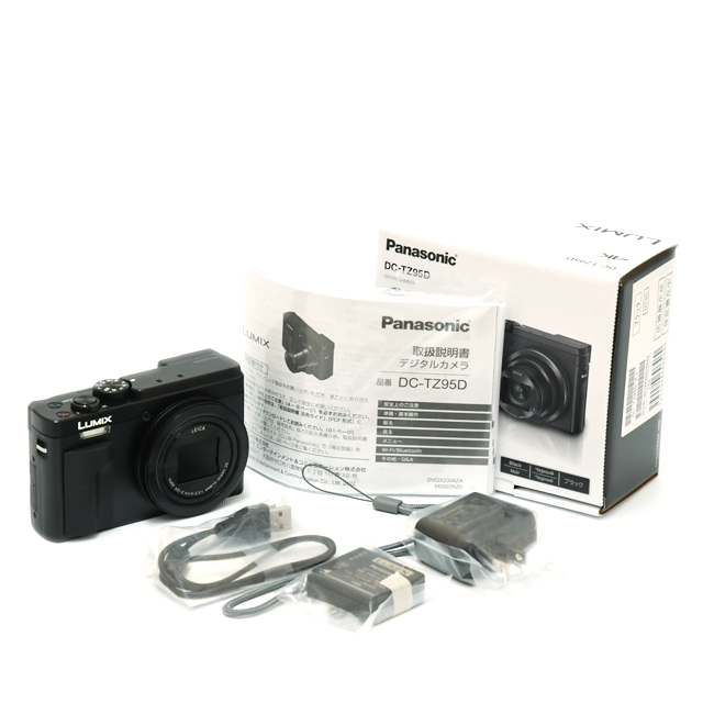 中古】パナソニック コンパクトデジカメ LUMIX DC-TZ95D ブラック【AA