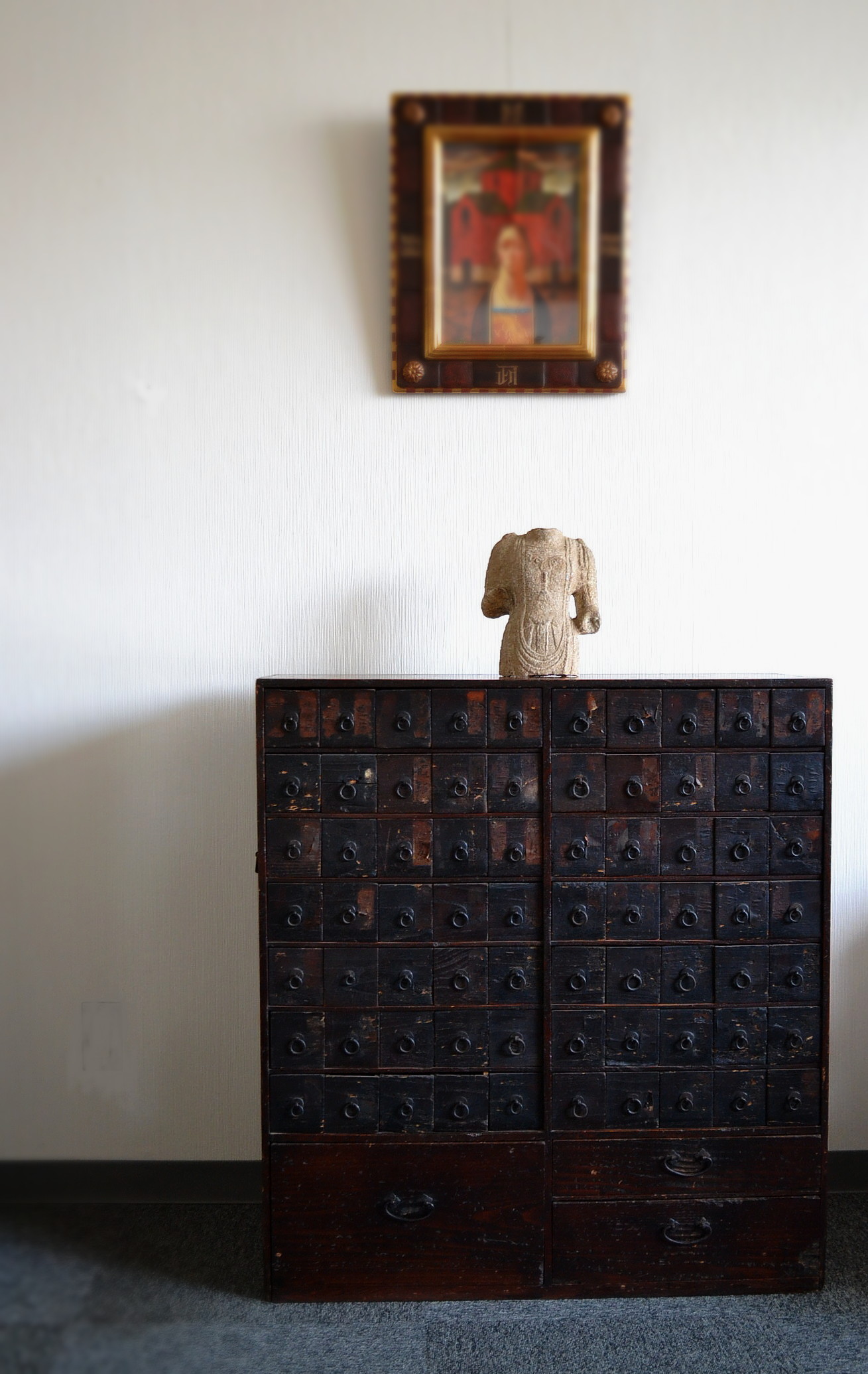 薬箪家具 古道具 民藝 侘寂 骨董 富山薬箪笥 古美術Antique Sam's