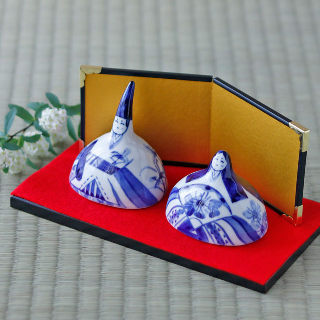 砥部焼の和食器 きよし窯の雛人形【砥部工房 からくさ】