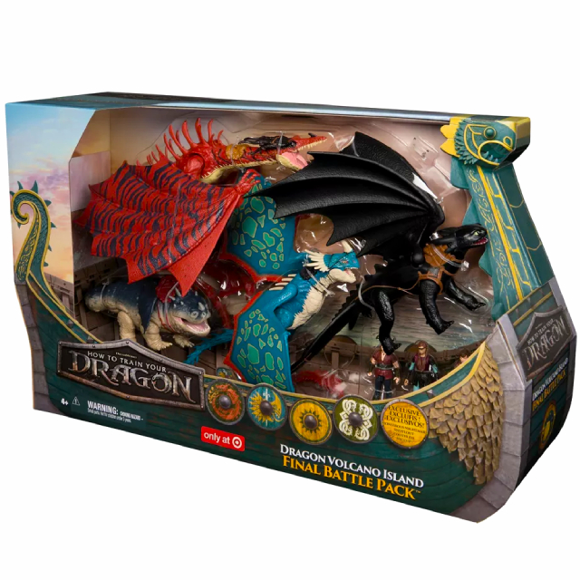 ヒックとドラゴン 2025 スピンマスター ドラゴン&ライダー デュオ