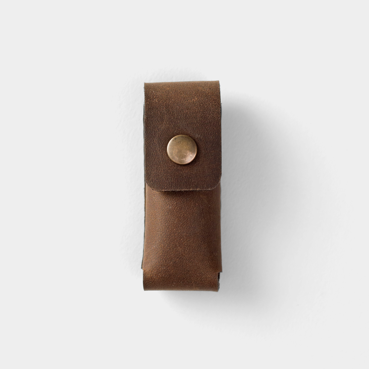 TF レザーケース 爪切 小用 茶 (07100742)