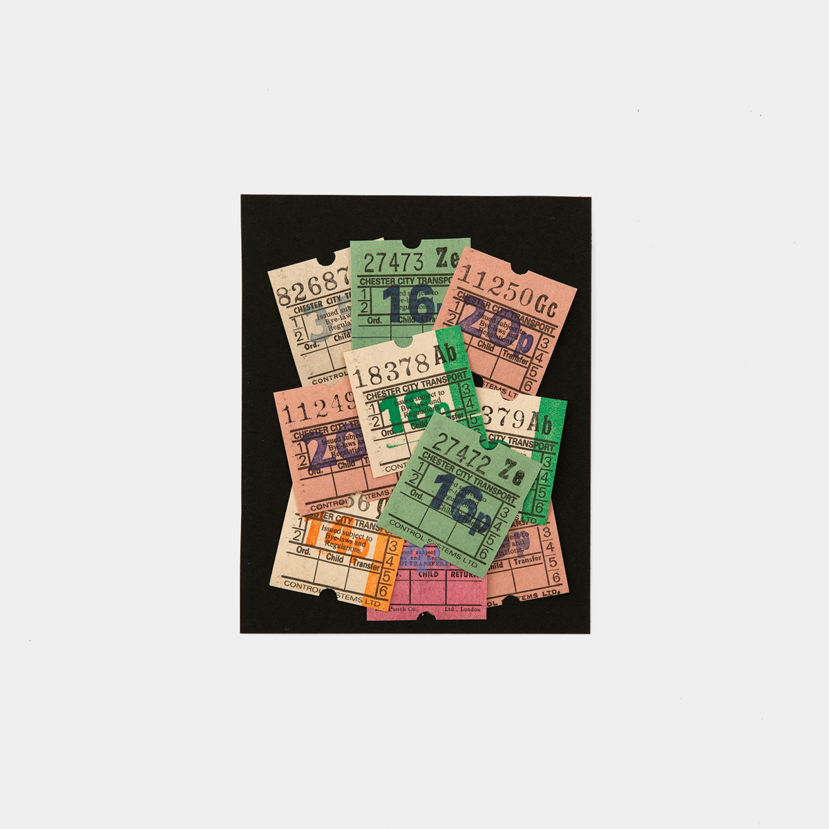 514】ヴィンテージイギリスバスチケットロール中古6巻セット◇ロール