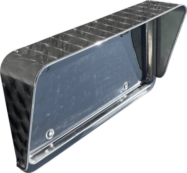 ウロコバイザー付ナンバー枠 大型